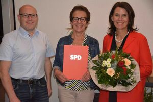 Irmgard Bäumle für 25 Jahre SPD-Mitgliedschaft geehrt